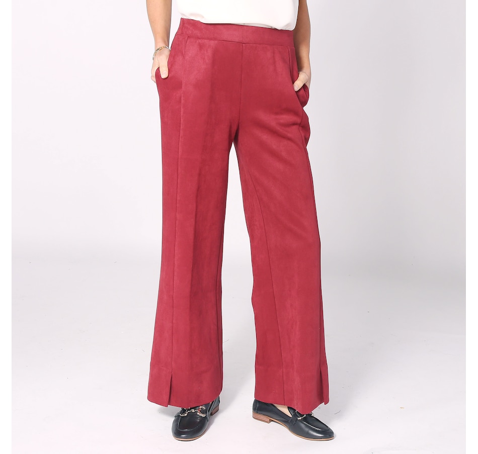 Image 230033_MRL.jpg, Product 230-033 / Price $34.33, Wynne Style Faux Suede Flared Pant from Wynnelayers on TSC.ca's Fashion department