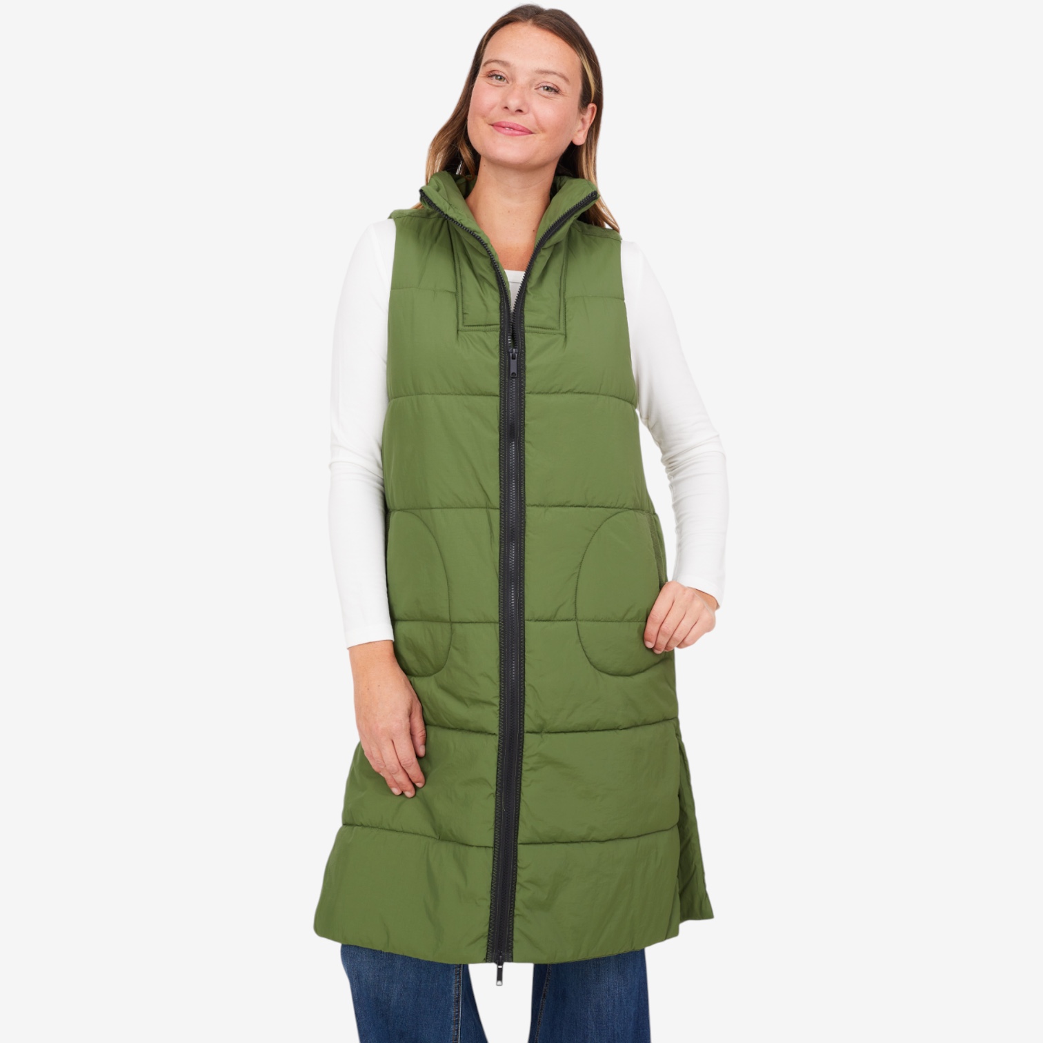 claudia ev Zip Front Quilted Vest - TSC.ca
