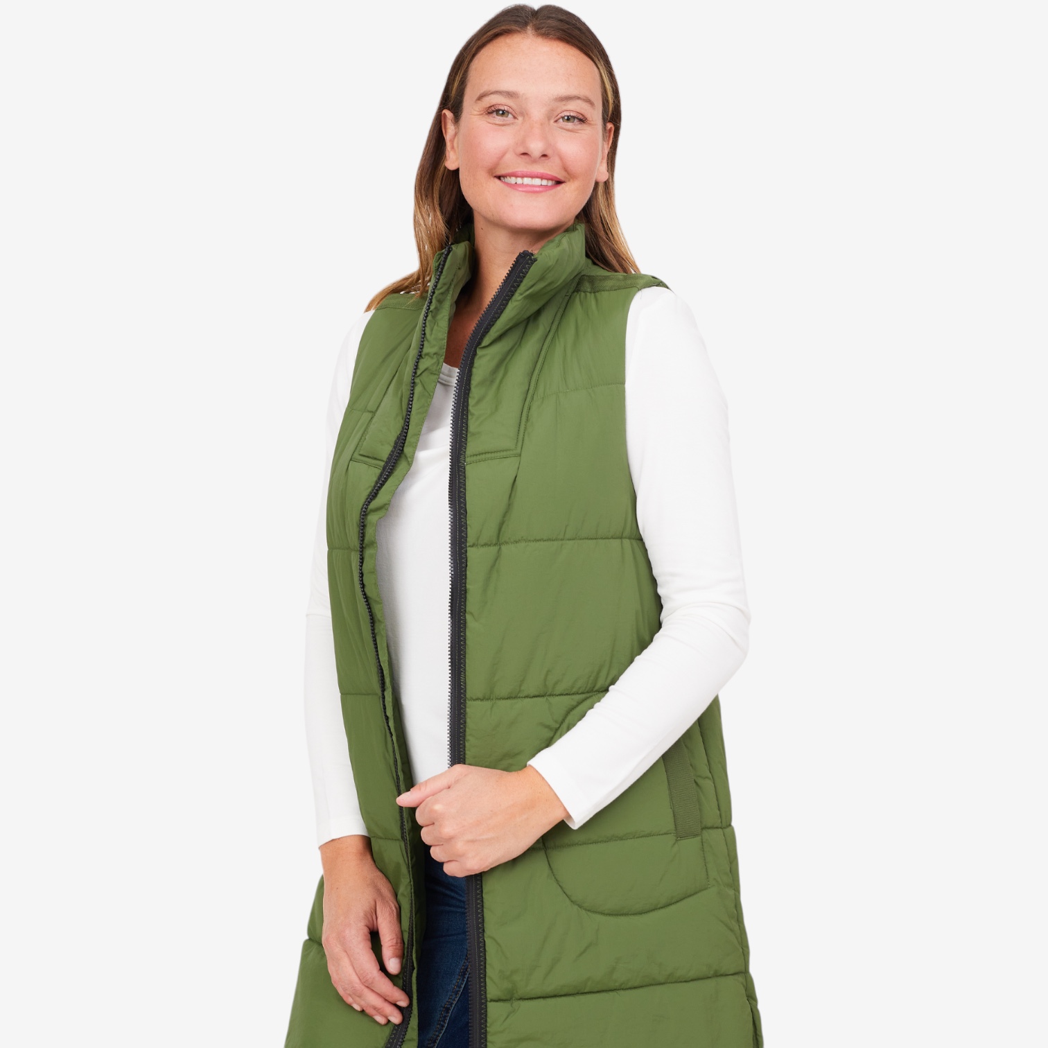 claudia ev Zip Front Quilted Vest - TSC.ca