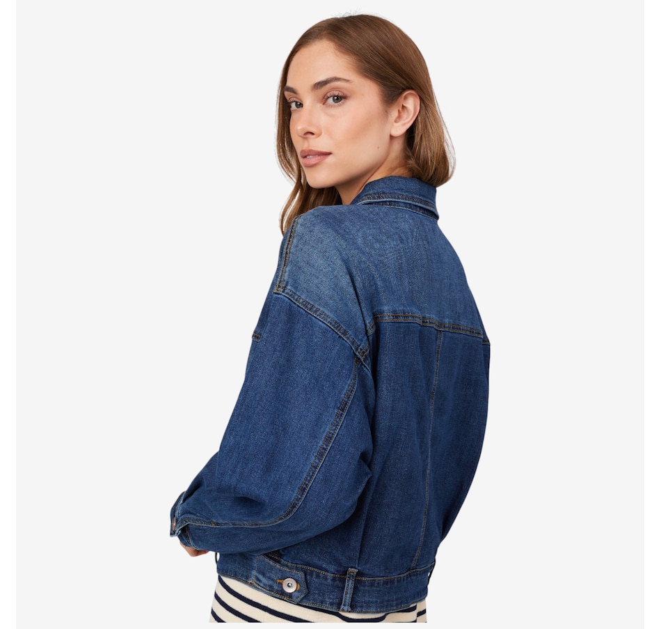 Image 230259_ALTMORE3.jpg, Product 230-259 / Price $84.88, claudia ev Jean Jacket with Sweater Friendly Sleeves from claudia ev on TSC.ca's Fashion department