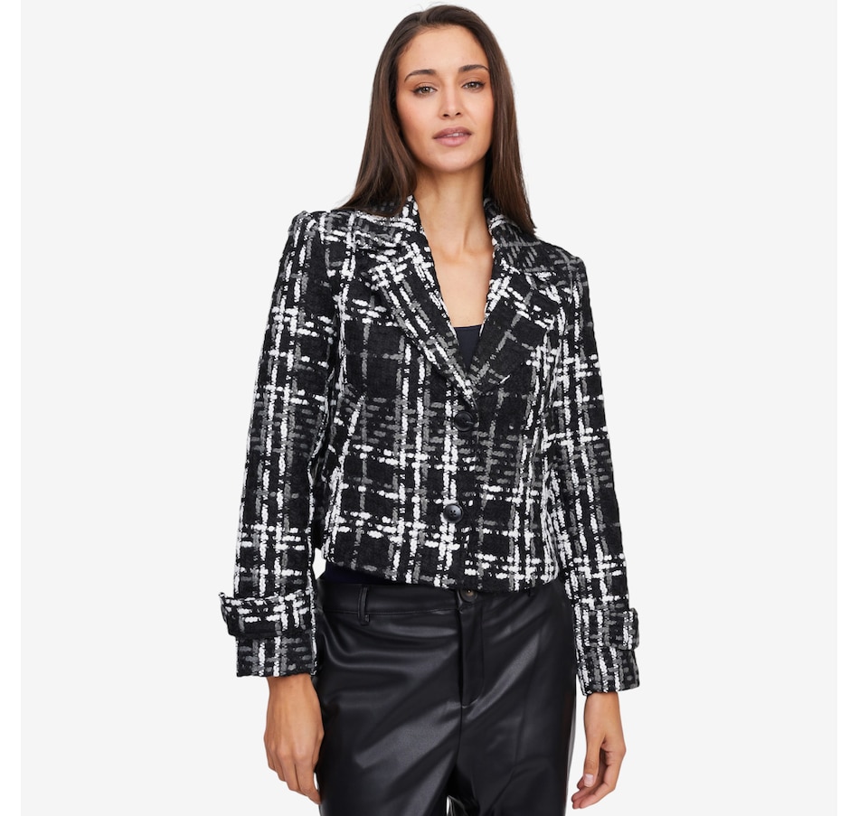 Image 230273_BLK.jpg, Product 230-273 / Price $104.00, claudia ev Lined Blazer with Pockets from claudia ev on TSC.ca's Fashion department