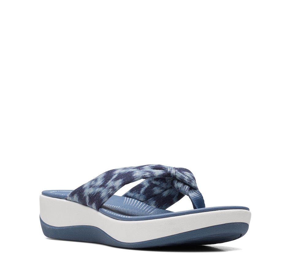 Image 230356_BLU.jpg, Product 230-356 / Price $29.33, Clarks Arla Glison Toe Post Sandal from Clarks Footwear on TSC.ca's Shoes department