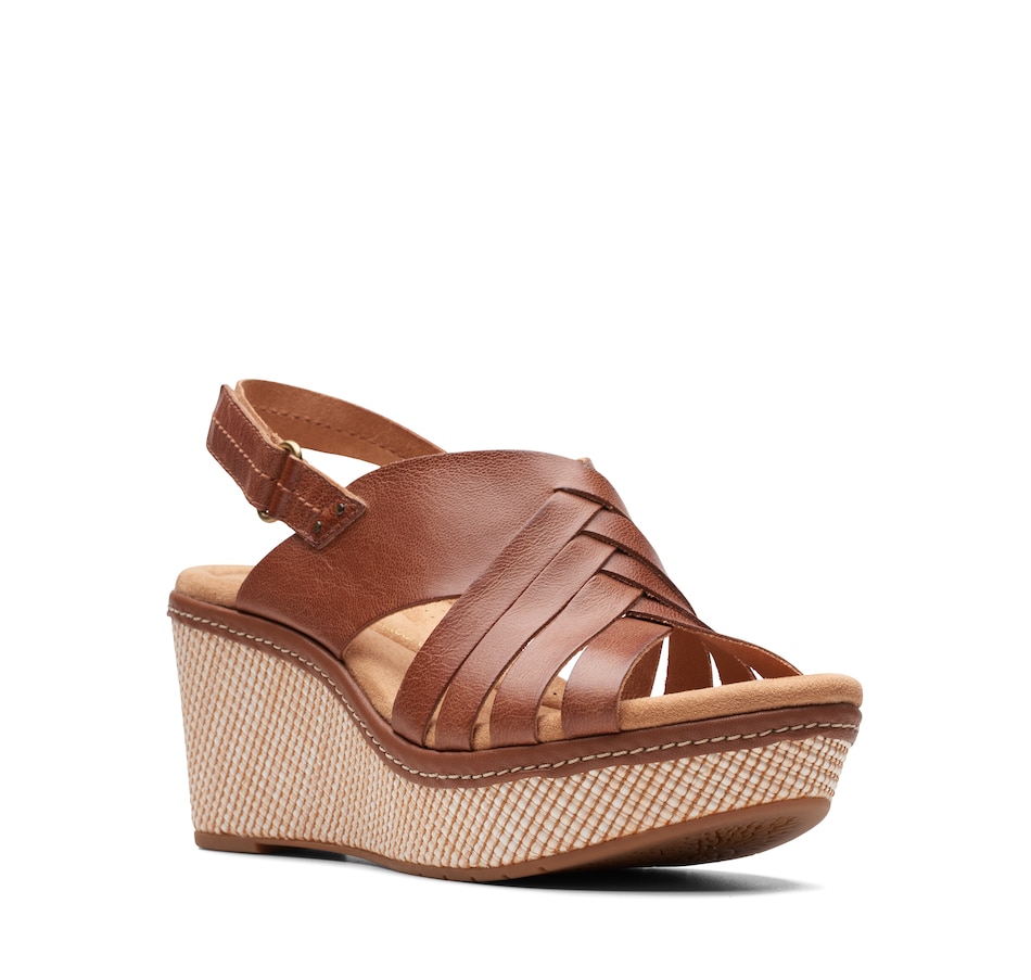Image 230393_TN.jpg, Product 230-393 / Price $49.33, Clarks Elleri Grace Wedge Sandal from Clarks Footwear on TSC.ca's Shoes department