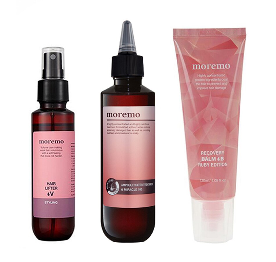 Image 230636.jpg, Product 230-636 / Price $15.33, The Beauty Spy Moremo Volume & Repair 3-Piece Set from The Beauty Spy on TSC.ca's Beauty department