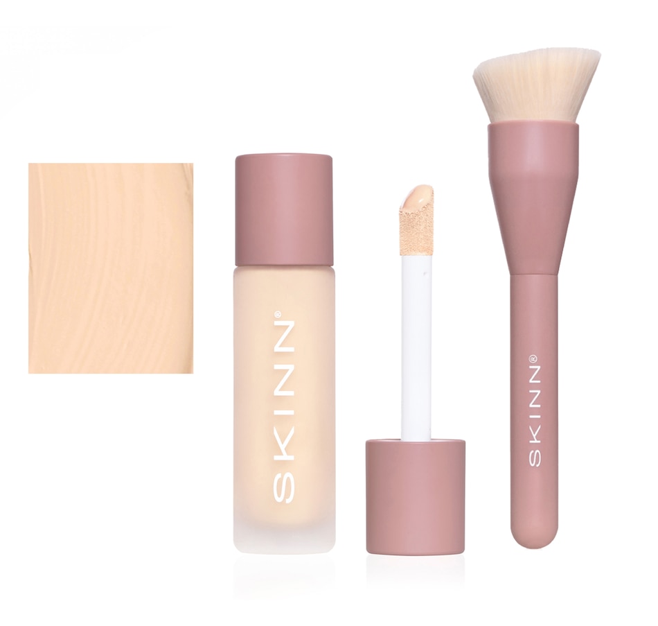 Image 230709_0CCFR.jpg, Product 230-709 / Price $59.99, SKINN Scientific Color Foundation + Concealer With Brush from SKINN on TSC.ca's Beauty department