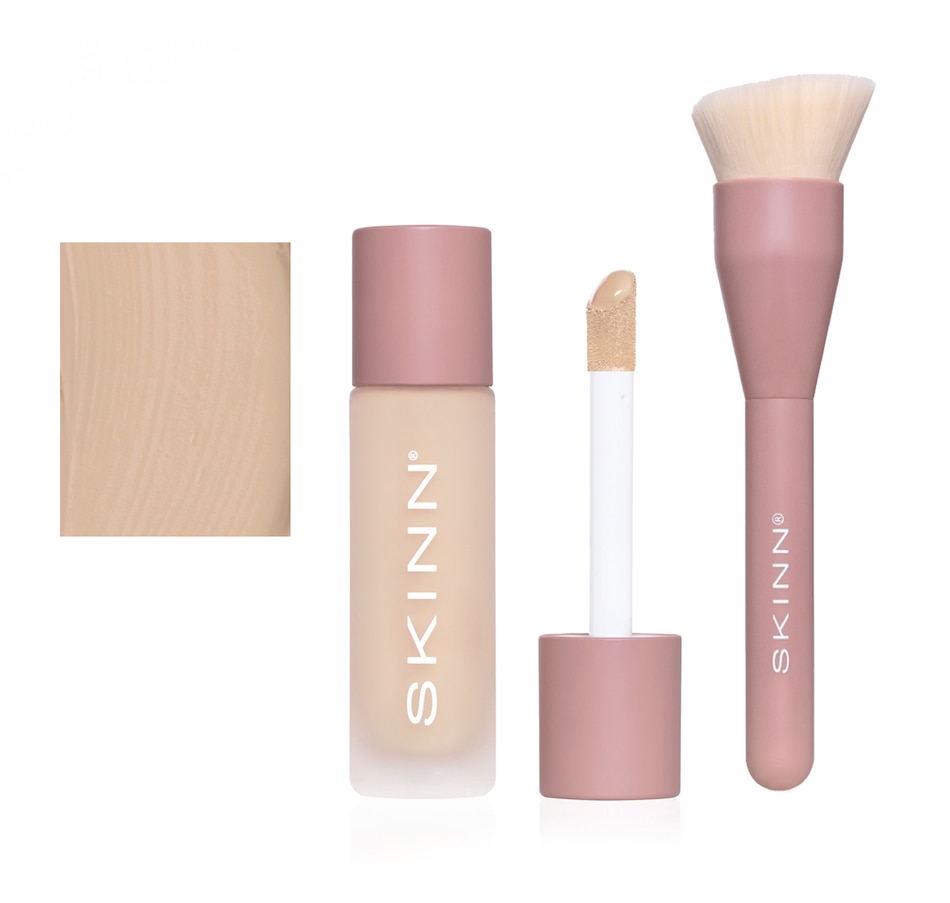 Image 230709_1NLBG.jpg, Product 230-709 / Price $59.99, SKINN Scientific Color Foundation + Concealer With Brush from SKINN on TSC.ca's Beauty department