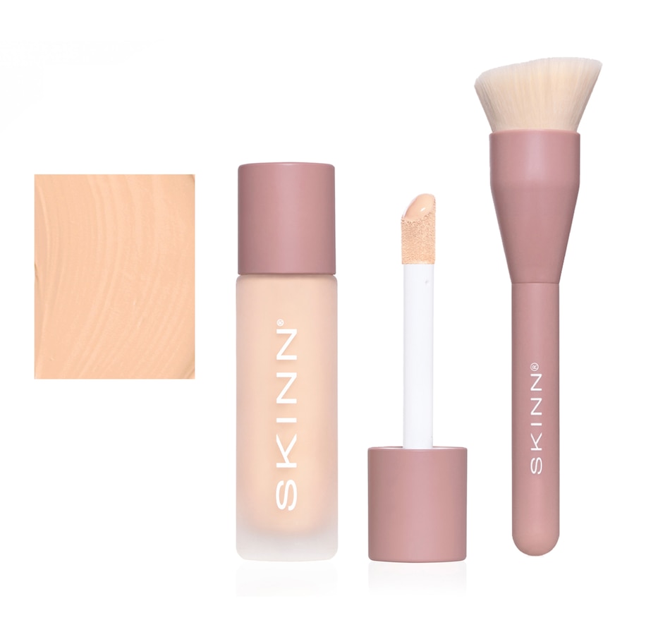 Image 230709_1WWIV.jpg, Product 230-709 / Price $59.99, SKINN Scientific Color Foundation + Concealer With Brush from SKINN on TSC.ca's Beauty department