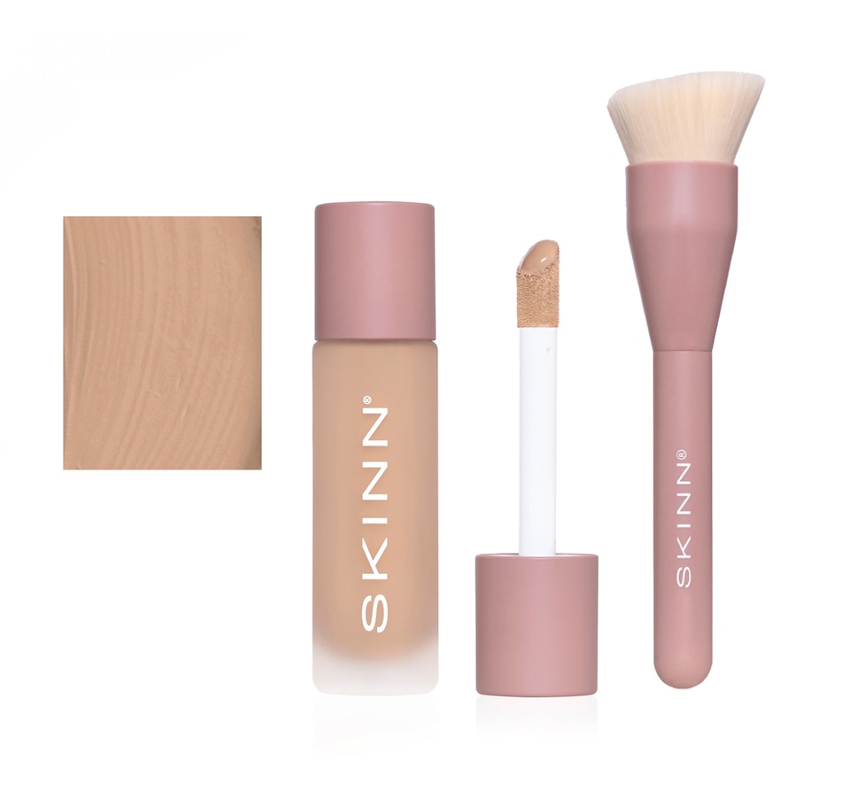 Image 230709_3CCBG.jpg, Product 230-709 / Price $59.99, SKINN Scientific Color Foundation + Concealer With Brush from SKINN on TSC.ca's Beauty department