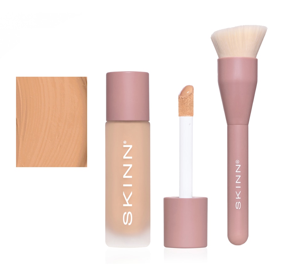 Image 230709_3WWRL.jpg, Product 230-709 / Price $59.99, SKINN Scientific Color Foundation + Concealer With Brush from SKINN on TSC.ca's Beauty department