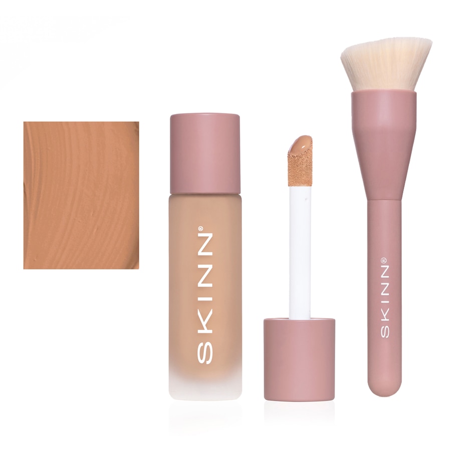 Image 230709_4WPMD.jpg, Product 230-709 / Price $59.99, SKINN Scientific Color Foundation + Concealer With Brush from SKINN on TSC.ca's Beauty department