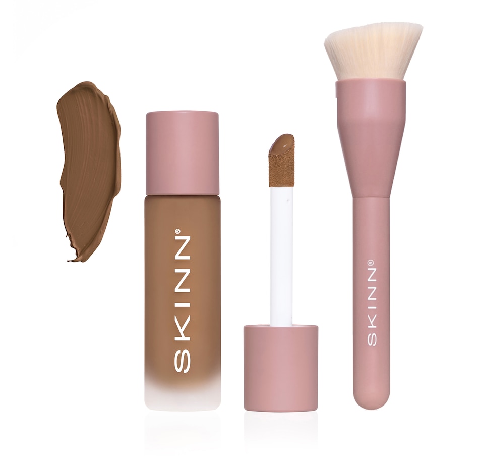 Image 230709_7NNSD.jpg, Product 230-709 / Price $59.99, SKINN Scientific Color Foundation + Concealer With Brush from SKINN on TSC.ca's Beauty department