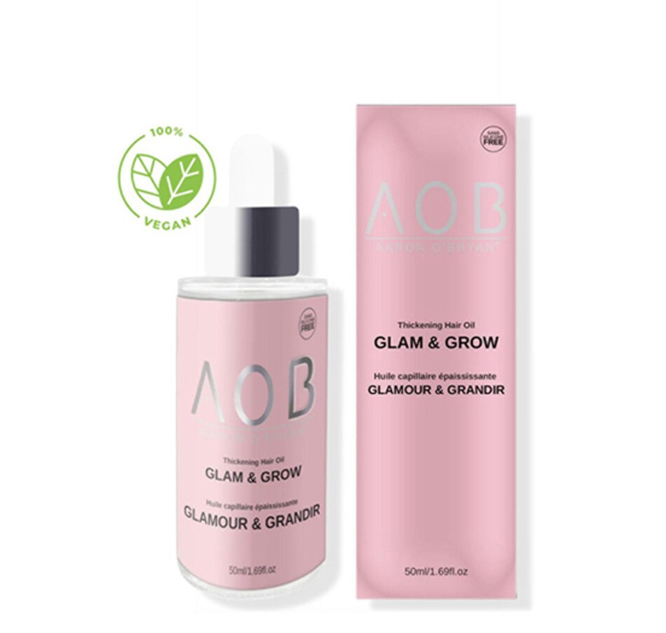 Image 230751.jpg, Product 230-751 / Price $39.00, AOB Glam & Grow Thickening Hair Oil from AOB on TSC.ca's Beauty department