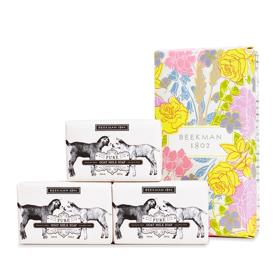 Image 230896_PURMK.jpg, Product 230-896 / Price $52.00, Beekman 1802 Goat Milk Bar Soap Trio Set from Beekman 1802 on TSC.ca's Beauty department