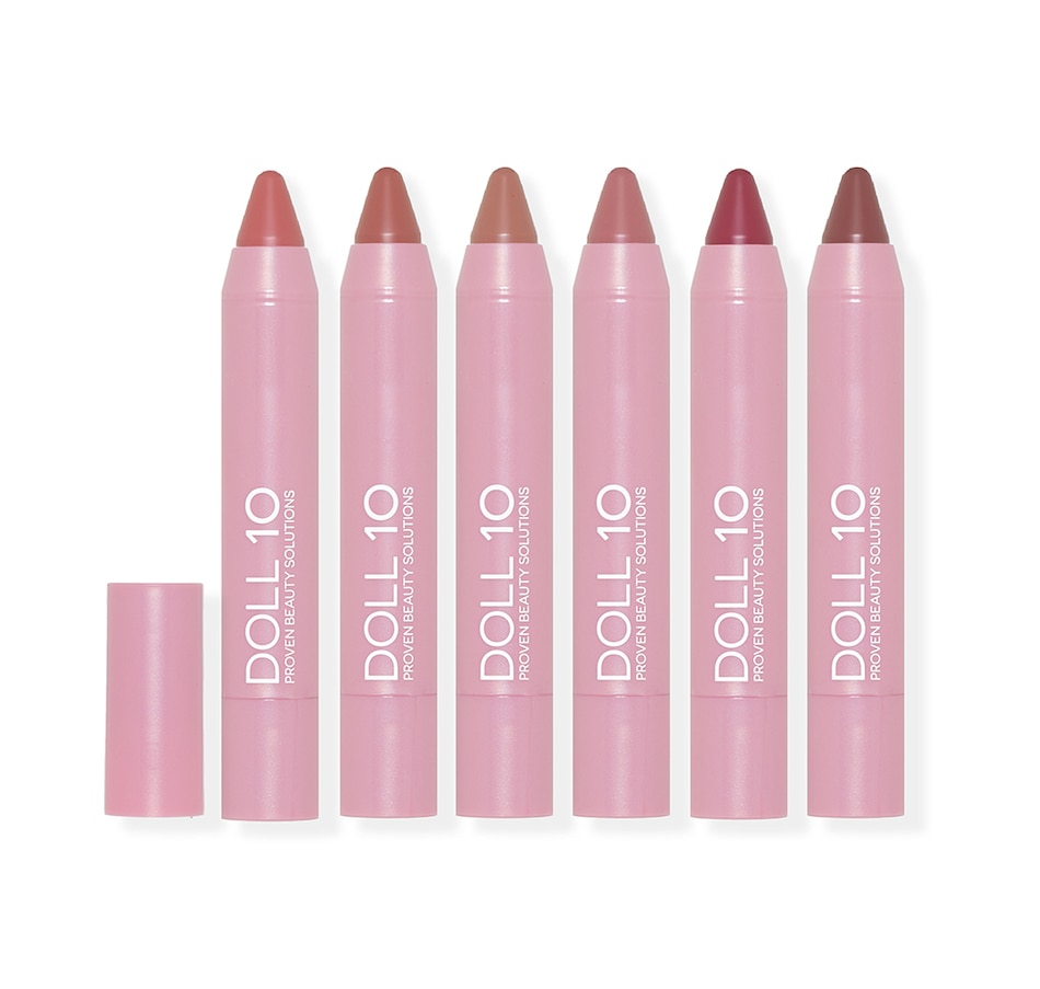 Image 231017.jpg, Product 231-017 / Price $110.00, Doll 10 6 Piece Lip Crayon Collection from Doll 10 on TSC.ca's Beauty department