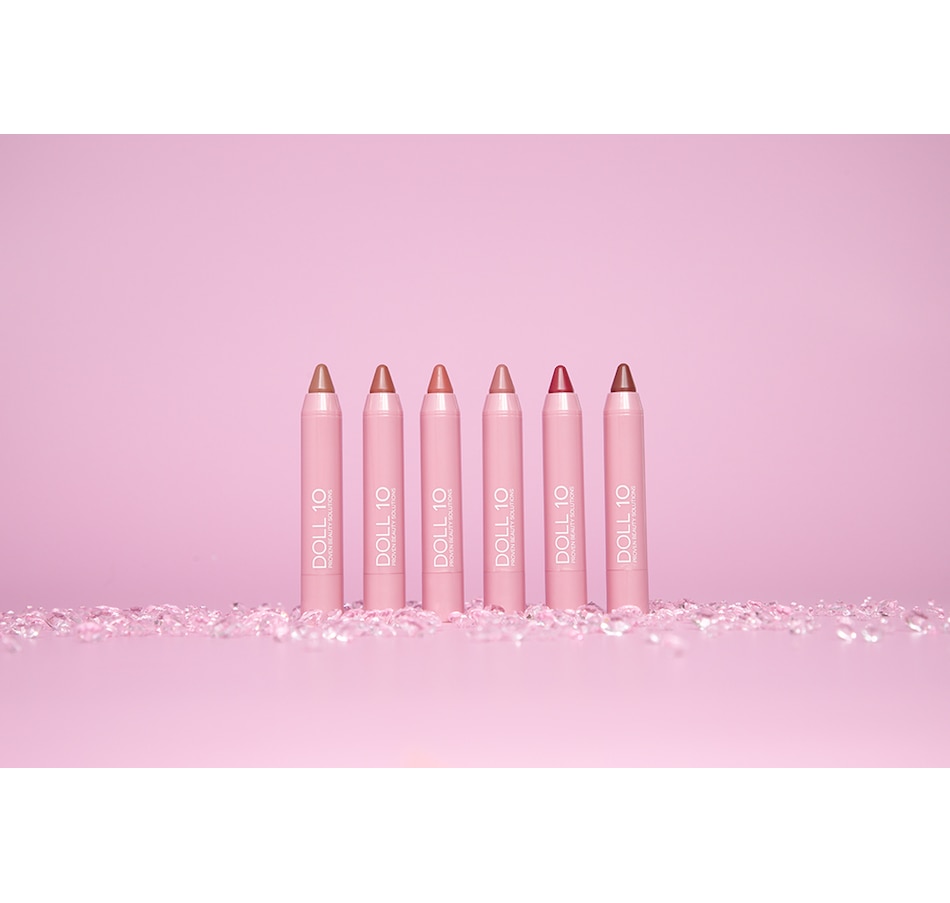 Image 231017_ALTMORE2.jpg, Product 231-017 / Price $110.00, Doll 10 6 Piece Lip Crayon Collection from Doll 10 on TSC.ca's Beauty department