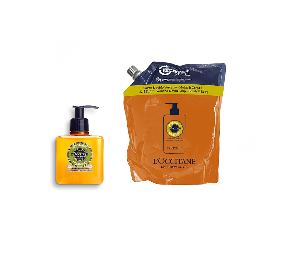 Image 231022.jpg, Product 231-022 / Price $94.00, L'Occitane Verbena Refill With Soap Pump from L'Occitane on TSC.ca's Beauty department