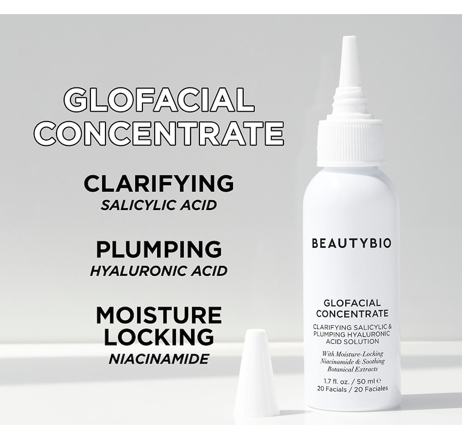 Image 231229_ALTMORE1.jpg, Product 231-229 / Price $55.00, BeautyBio GLOfacial Concentrate Clarifying Salicylic & Plumping Hyaluronic Acid Solution from BEAUTYBIO on TSC.ca's Beauty department