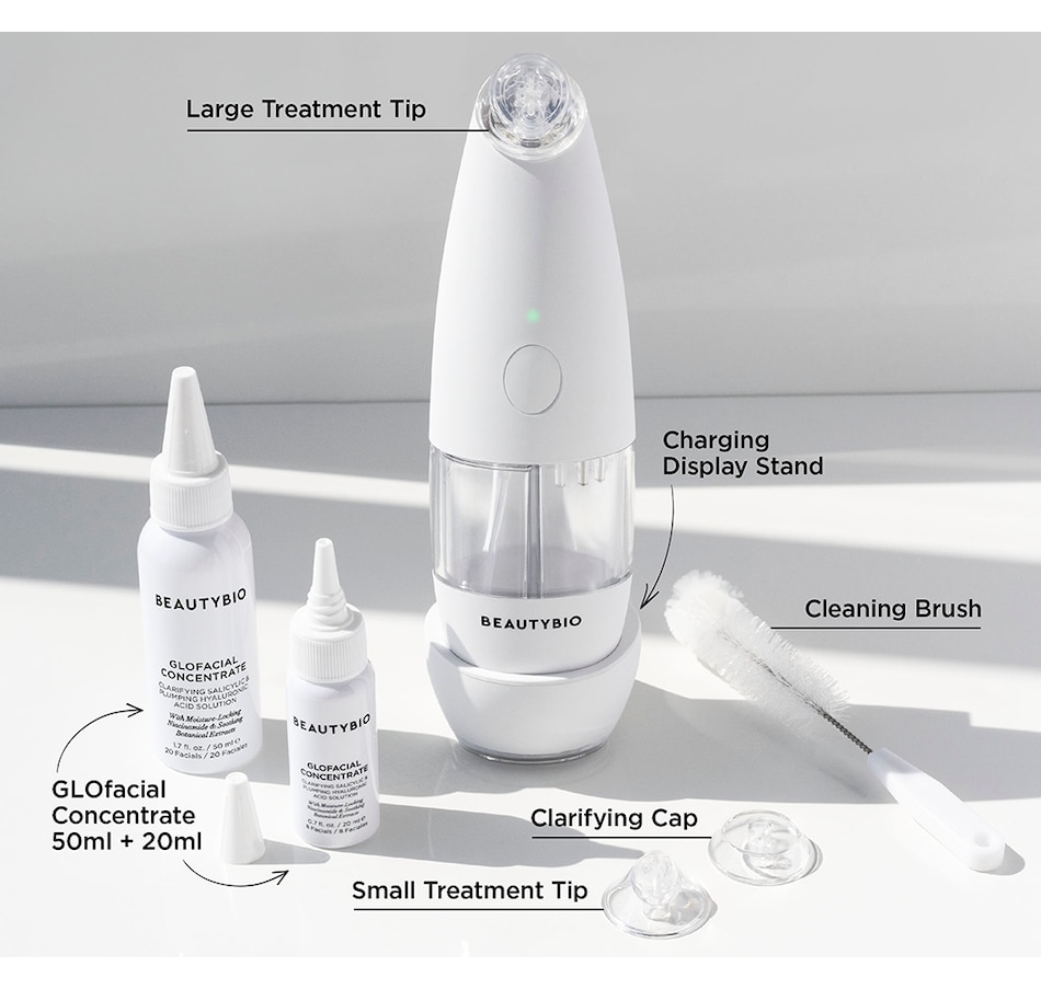Image 231231_ALTMORE2.jpg, Product 231-231 / Price $269.00, BeautyBio GLOfacial Hydration Pore Cleansing Tool with Concentrate from BEAUTYBIO on TSC.ca's Beauty department