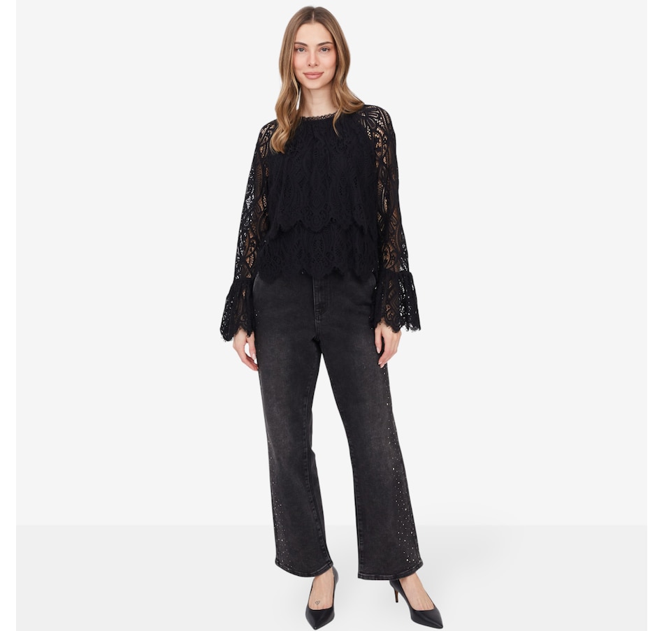 Image 231395_ALTMORE1.jpg, Product 231-395 / Price $99.00, claudia ev Super Straight Jean with Stones from claudia ev on TSC.ca's Fashion department