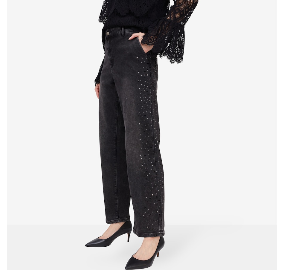 Image 231395_ALTMORE2.jpg, Product 231-395 / Price $99.00, claudia ev Super Straight Jean with Stones from claudia ev on TSC.ca's Fashion department