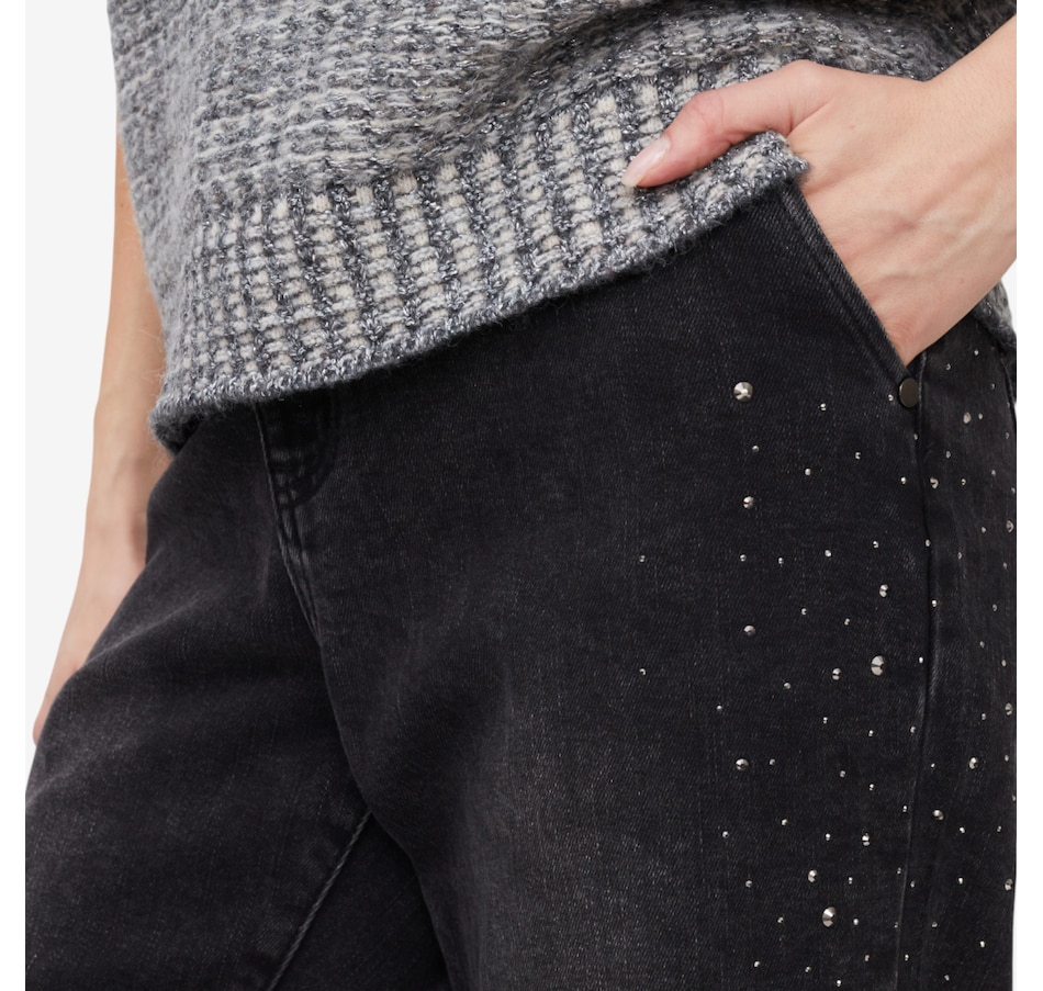 Image 231395_ALTMORE5.jpg, Product 231-395 / Price $99.00, claudia ev Super Straight Jean with Stones from claudia ev on TSC.ca's Fashion department