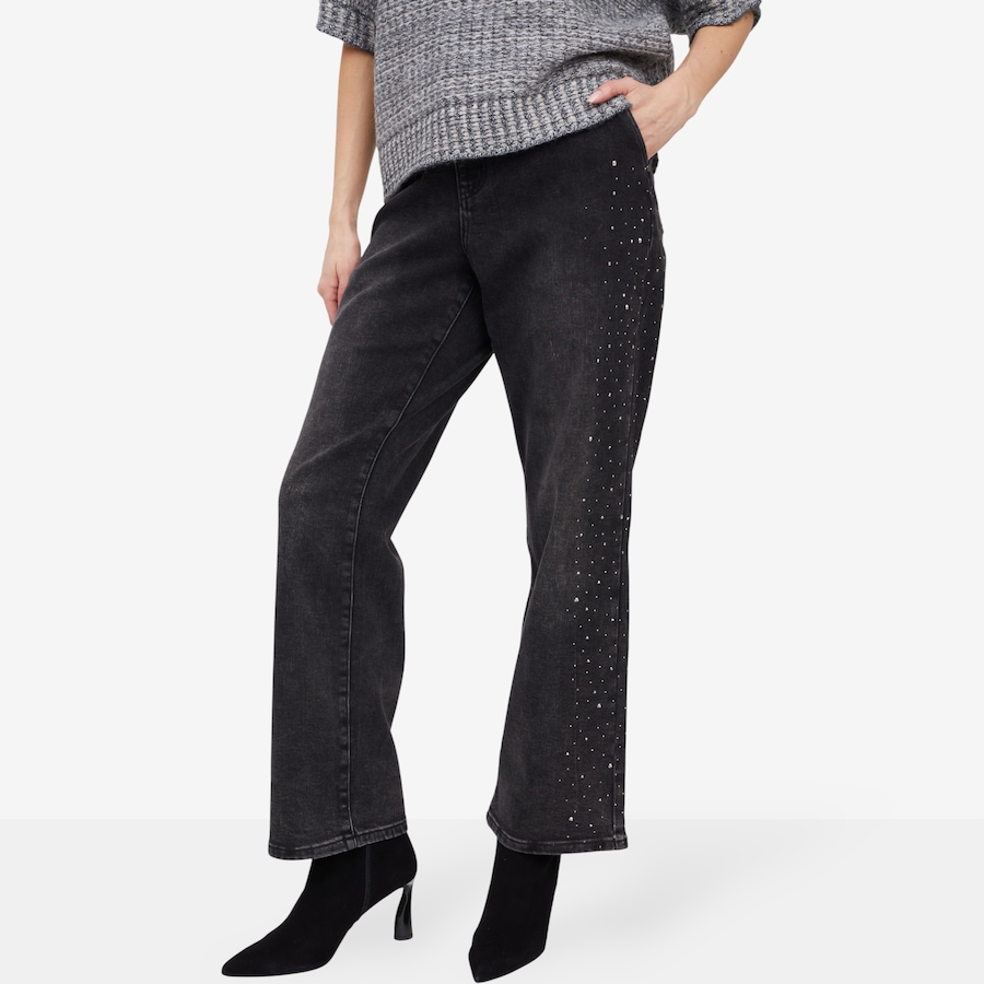 Image 231395_JEWGY.jpg, Product 231-395 / Price $74.88, claudia ev Super Straight Jean with Stones from claudia ev on TSC.ca's Fashion department
