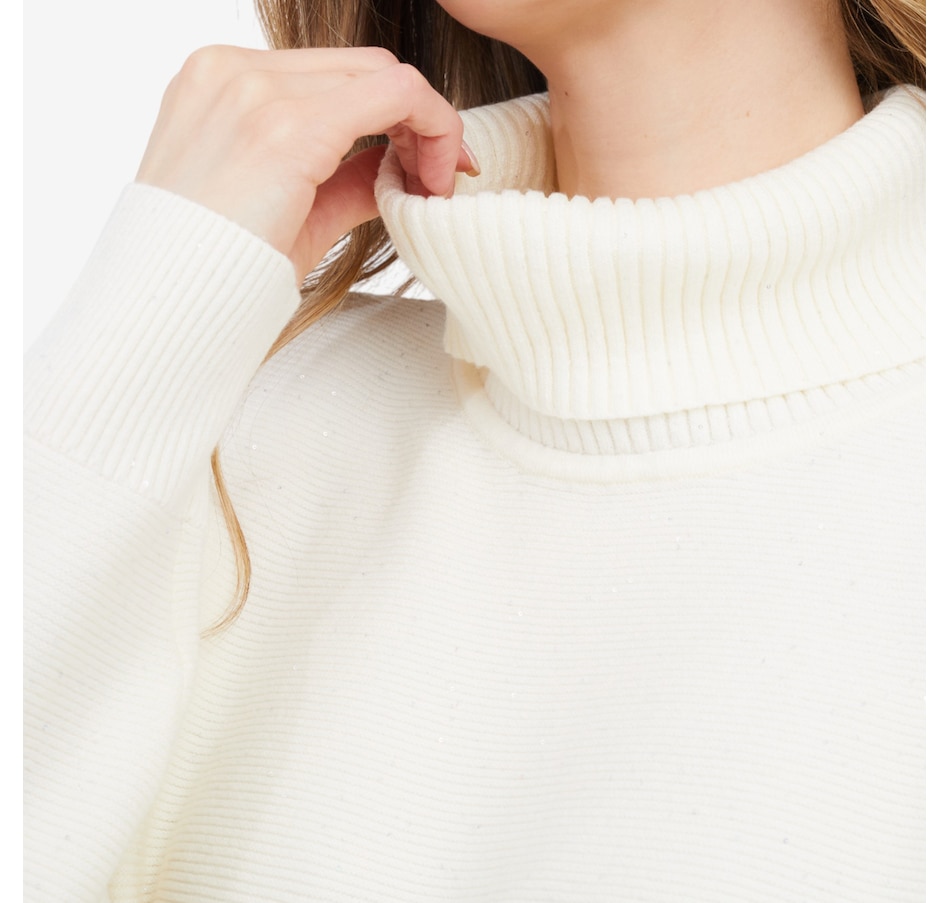 Image 231397_ALTMORE4.jpg, Product 231-397 / Price $99.00, claudia ev Turtle Neck High Low Sweater with Side Slits from claudia ev on TSC.ca's Fashion department