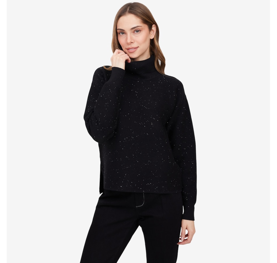 Image 231397_ALTMORE6.jpg, Product 231-397 / Price $99.00, claudia ev Turtle Neck High Low Sweater with Side Slits from claudia ev on TSC.ca's Fashion department