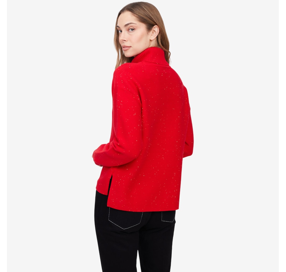 Image 231397_ALTMORE9.jpg, Product 231-397 / Price $99.00, claudia ev Turtle Neck High Low Sweater with Side Slits from claudia ev on TSC.ca's Fashion department