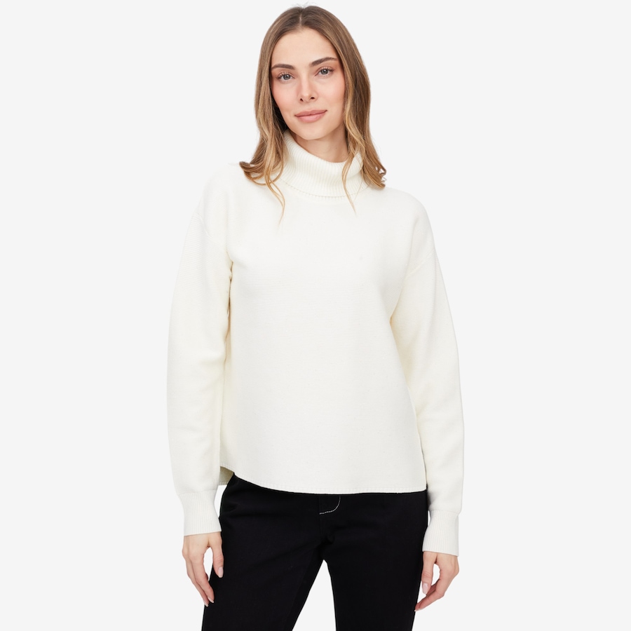 Image 231397_CRM.jpg, Product 231-397 / Price $74.88, claudia ev Turtle Neck High Low Sweater with Side Slits from claudia ev on TSC.ca's Fashion department