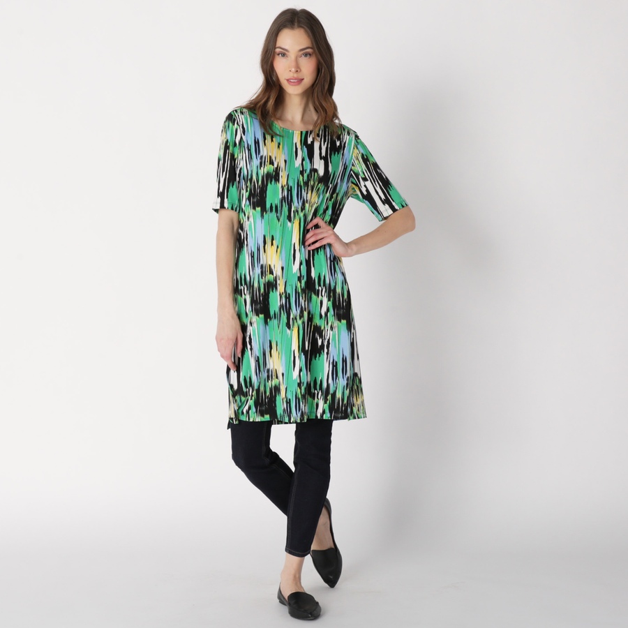 Image 231418_NVG.jpg, Product 231-418 / Price $19.33, Bellina Long Tunic With Side Slits from Bellina on TSC.ca's Fashion department