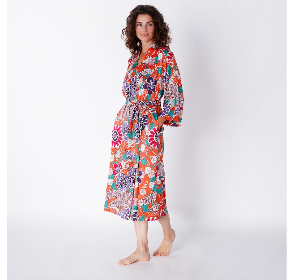 Image 231425_ALTMORE1.jpg, Product 231-425 / Price $39.33, N Natori Zuri Silky Satin Robe from N Natori on TSC.ca's Fashion department