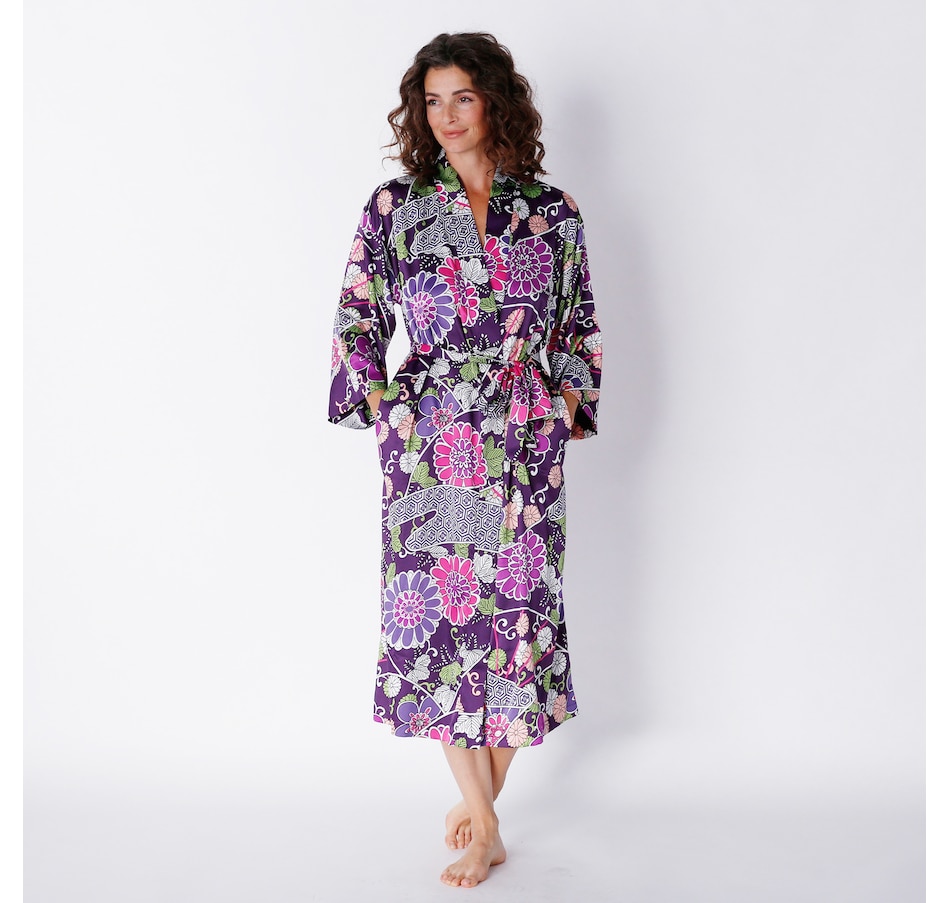 Image 231425_DPP.jpg, Product 231-425 / Price $39.33, N Natori Zuri Silky Satin Robe from N Natori on TSC.ca's Fashion department