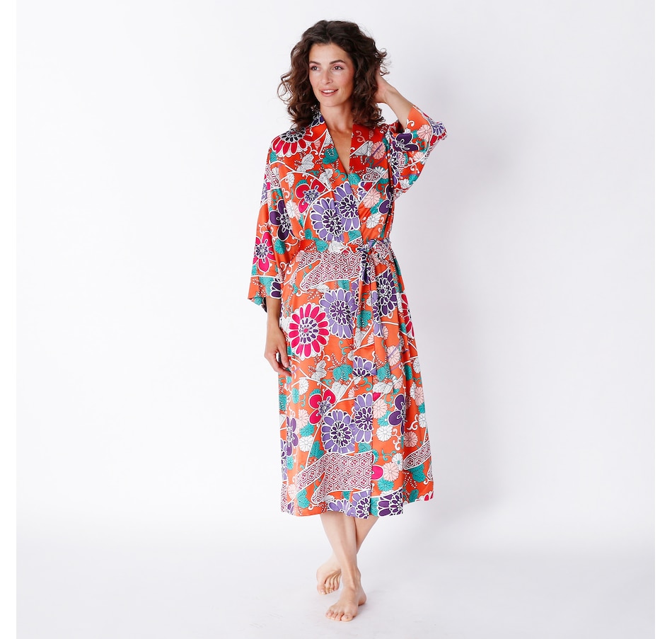 Image 231425_TRRC.jpg, Product 231-425 / Price $39.33, N Natori Zuri Silky Satin Robe from N Natori on TSC.ca's Fashion department