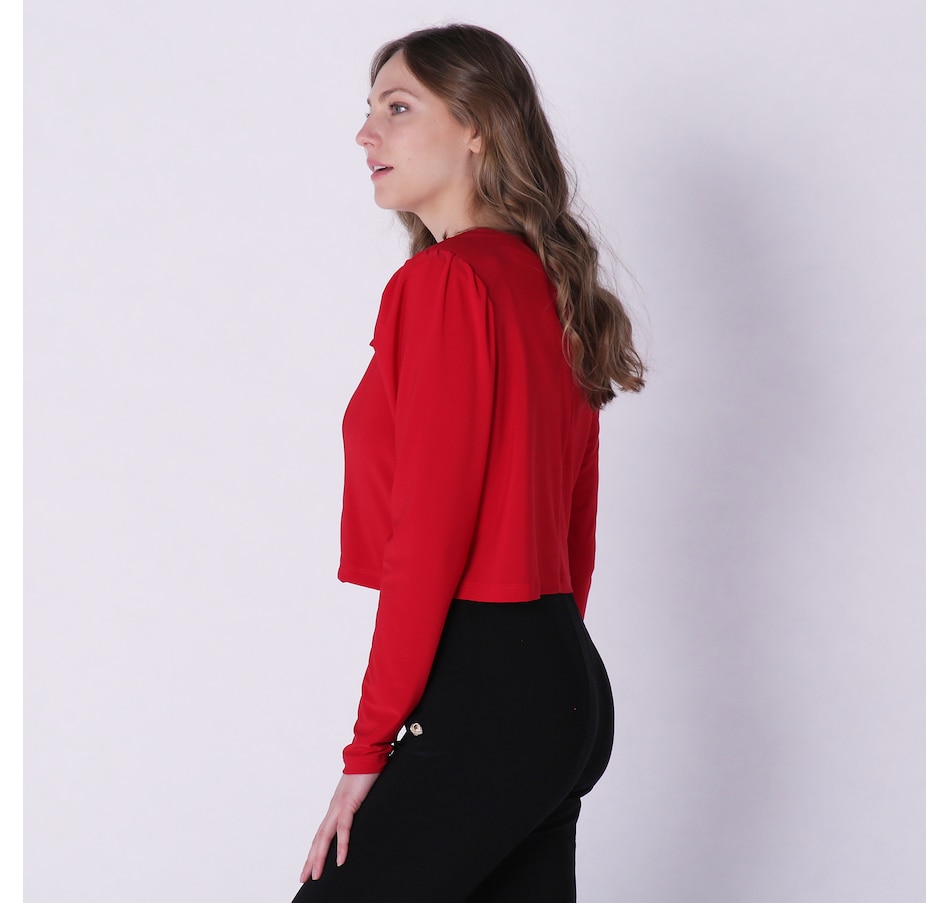 Image 231488_ALTMORE1.jpg, Product 231-488 / Price $24.33, Marallis Long Sleeve Button Detail Cropped Jacket from Marallis on TSC.ca's Fashion department