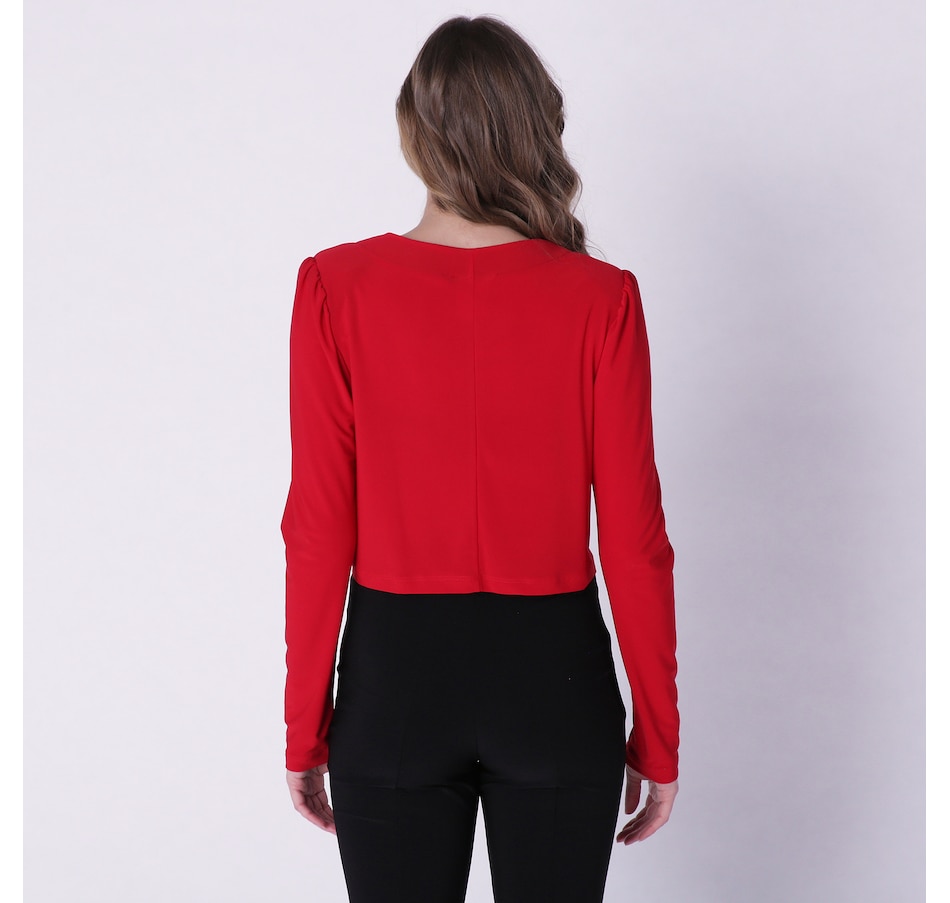 Image 231488_ALTMORE2.jpg, Product 231-488 / Price $24.33, Marallis Long Sleeve Button Detail Cropped Jacket from Marallis on TSC.ca's Fashion department