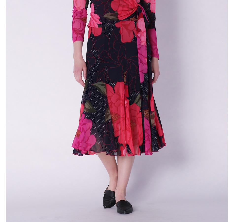 Clothing & Shoes Bottoms Skirts Marallis Mesh Godets Lined Skirt