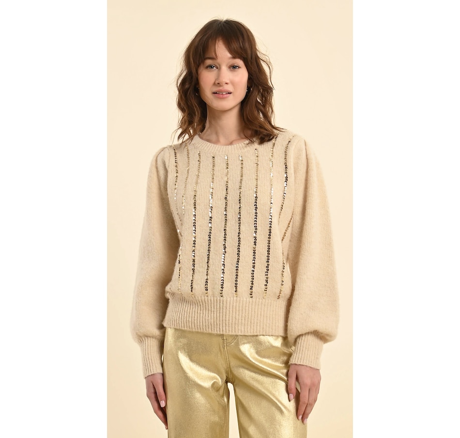 Image 231652_CRM.jpg, Product 231-652 / Price $39.33, Molly Bracken Sweater with Sparkle Detail from Molly Bracken on TSC.ca's Fashion department