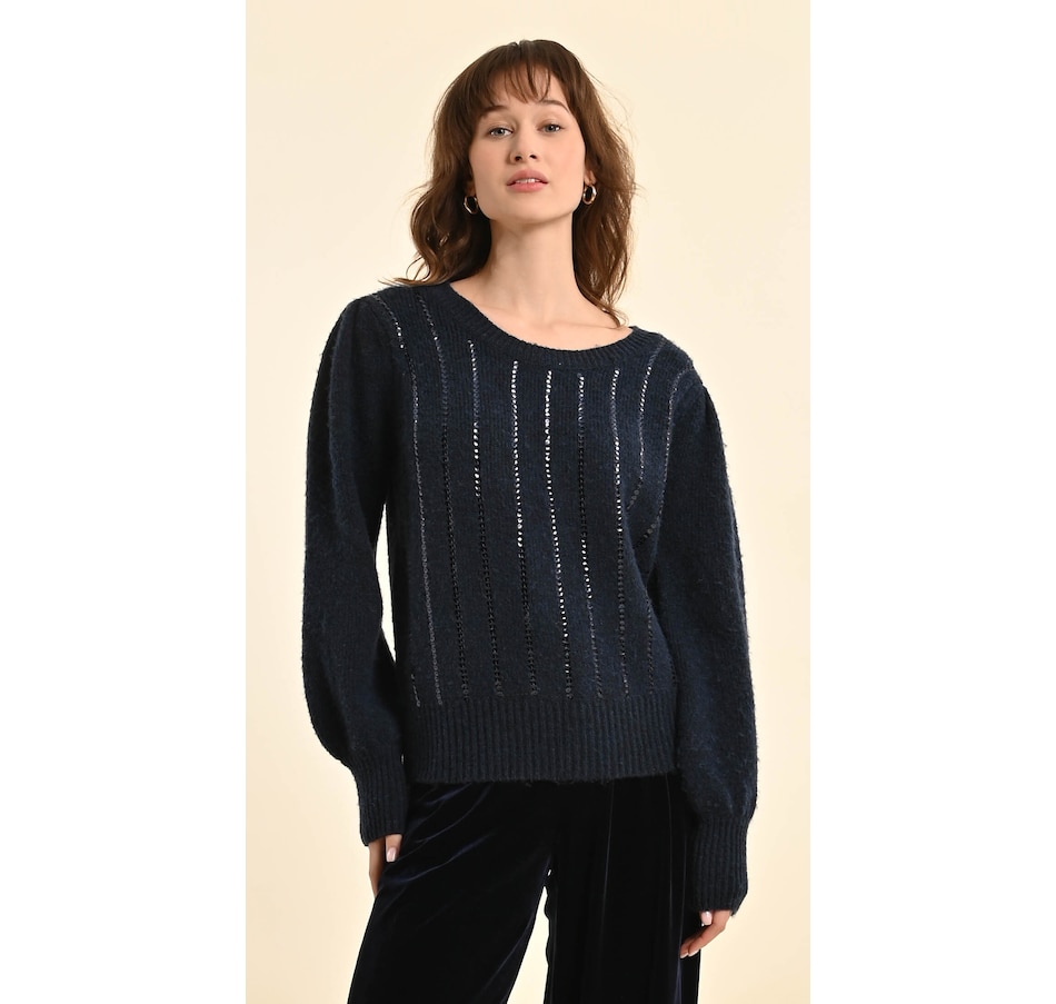 Image 231652_NVY.jpg, Product 231-652 / Price $39.33, Molly Bracken Sweater with Sparkle Detail from Molly Bracken on TSC.ca's Fashion department