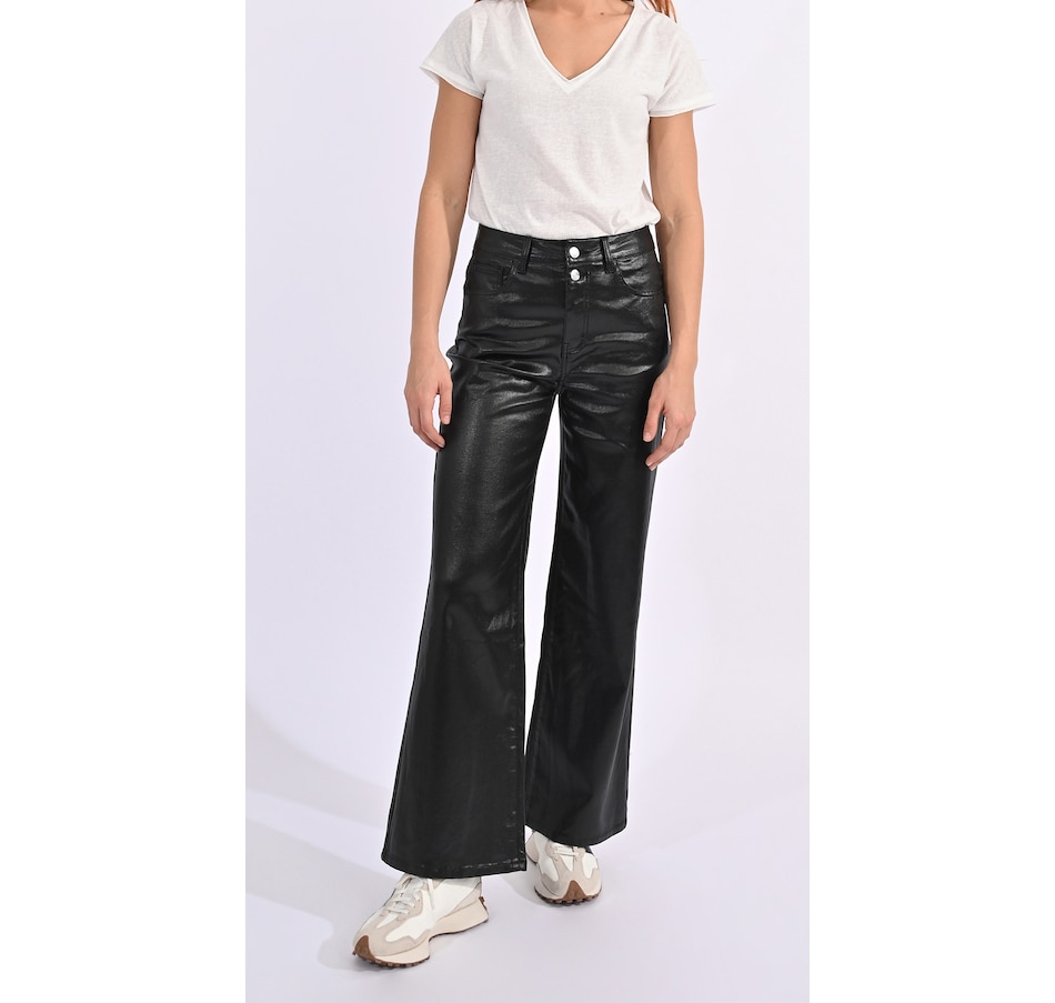 Image 231653_BLK.jpg, Product 231-653 / Price $47.33, Molly Bracken Faux Leather Wide Leg Pant from Molly Bracken on TSC.ca's Fashion department