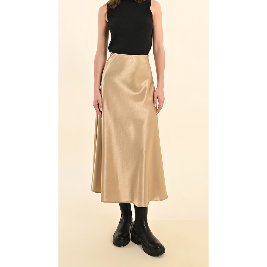 Image 231662_GLD.jpg, Product 231-662 / Price $29.33, Molly Bracken A-Line Satin Skirt from Molly Bracken on TSC.ca's Fashion department