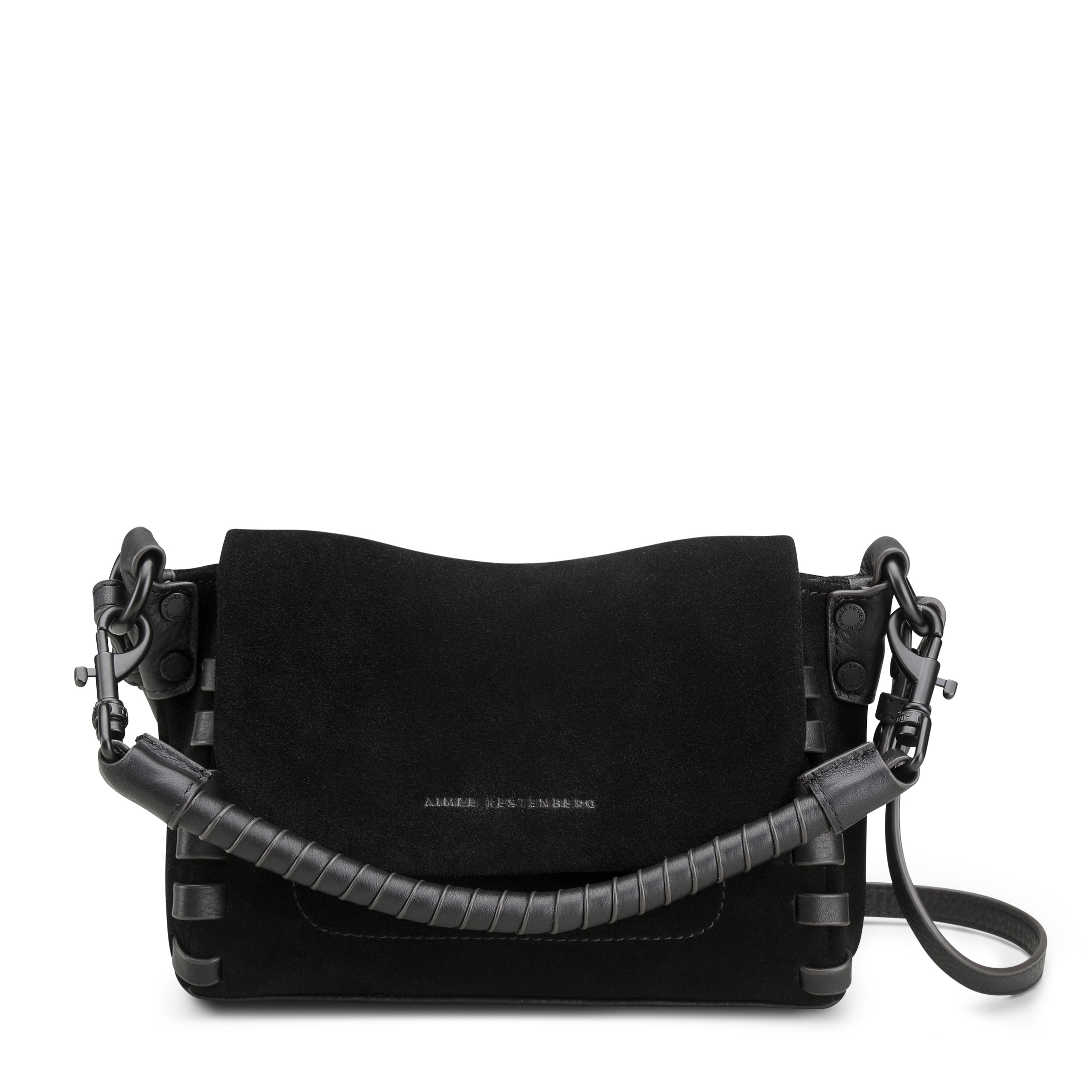 Mini double pack leather crossbody bag hotsell