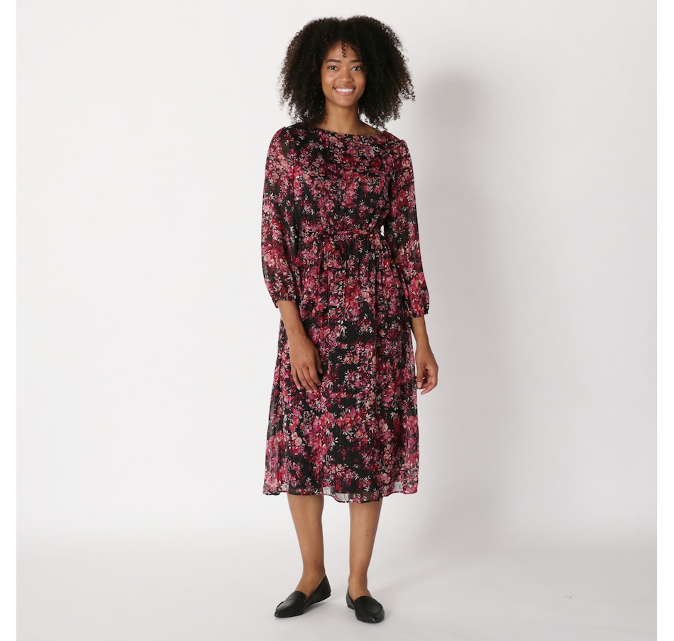 Image 231781_RFR.jpg, Product 231-781 / Price $29.33, Parker & Rowe Long Sleeve Boat Neck Dress from Parker & Rowe on TSC.ca's Fashion department