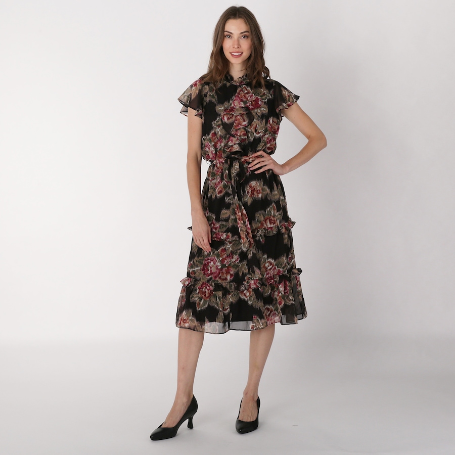 Image 231782_BRG.jpg, Product 231-782 / Price $39.33, Parker & Rowe Short Sleeve Wrap Dress from Parker & Rowe on TSC.ca's Fashion department