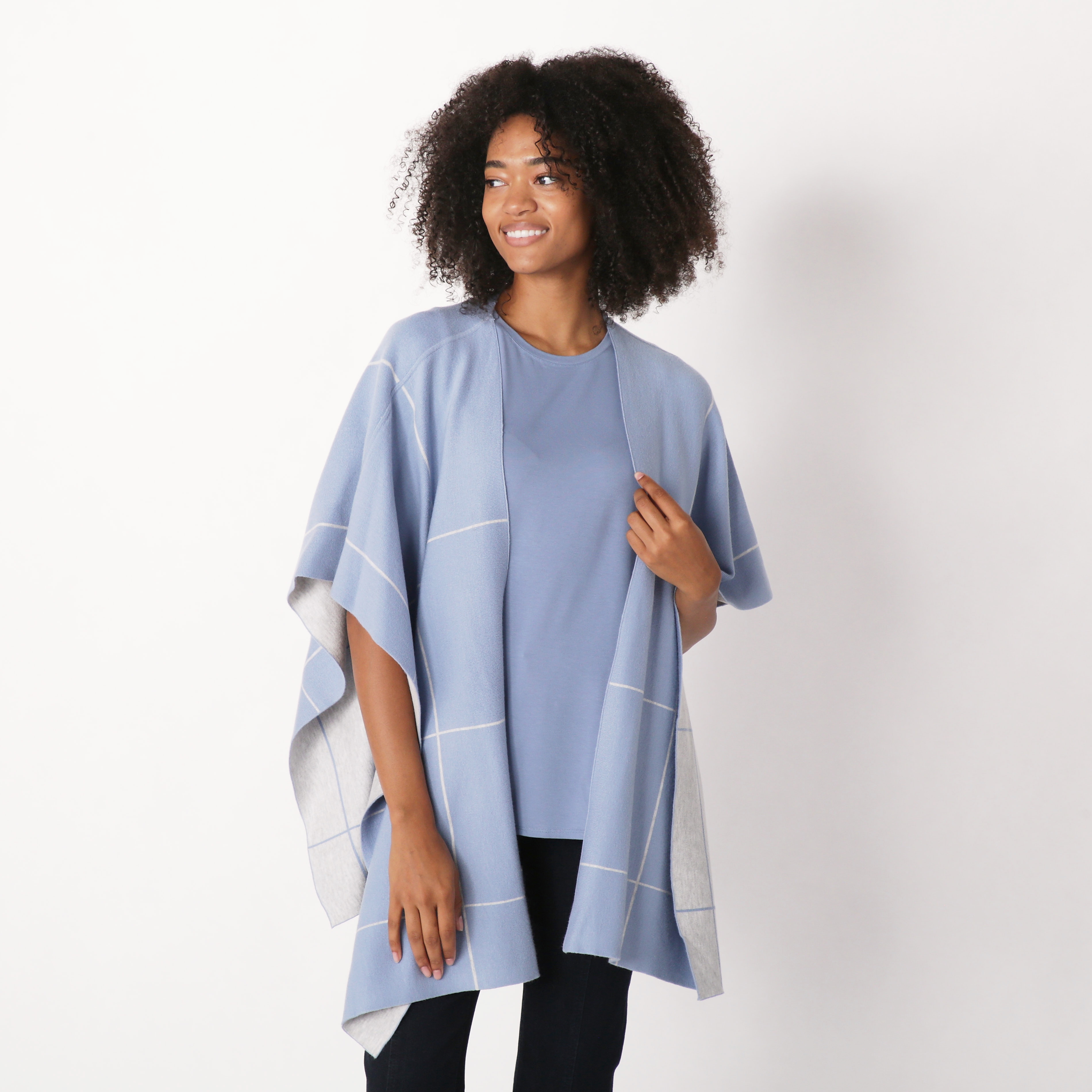 Wynne Layers Deconstructed Reversible Poncho - TSC.ca