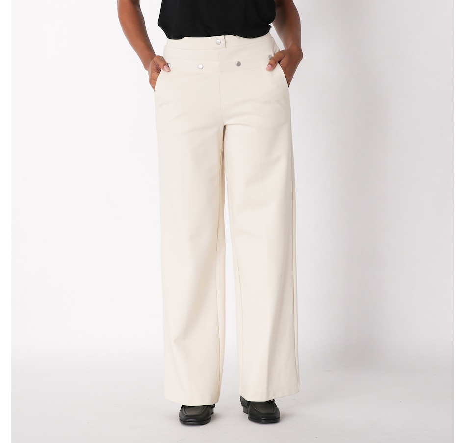 WynneCollection Double Knit Sailor Pant - 20844691