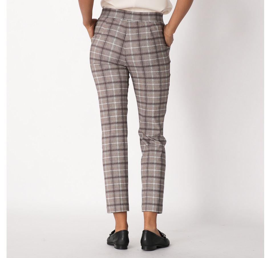 Image 231835_ALTMORE1.jpg, Product 231-835 / Price $24.33, Wynne Layers Plaid Print Flatterfit Ankle Pant from Wynnelayers on TSC.ca's Fashion department