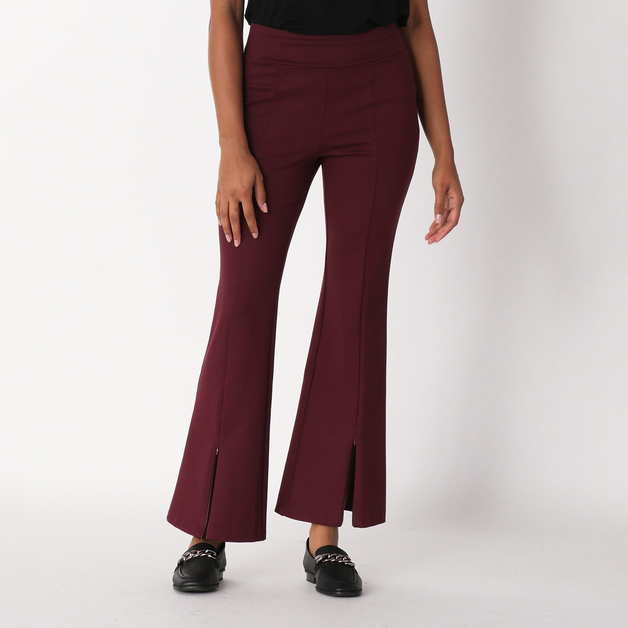 Wynne Layers Double Knit Zipper Pant