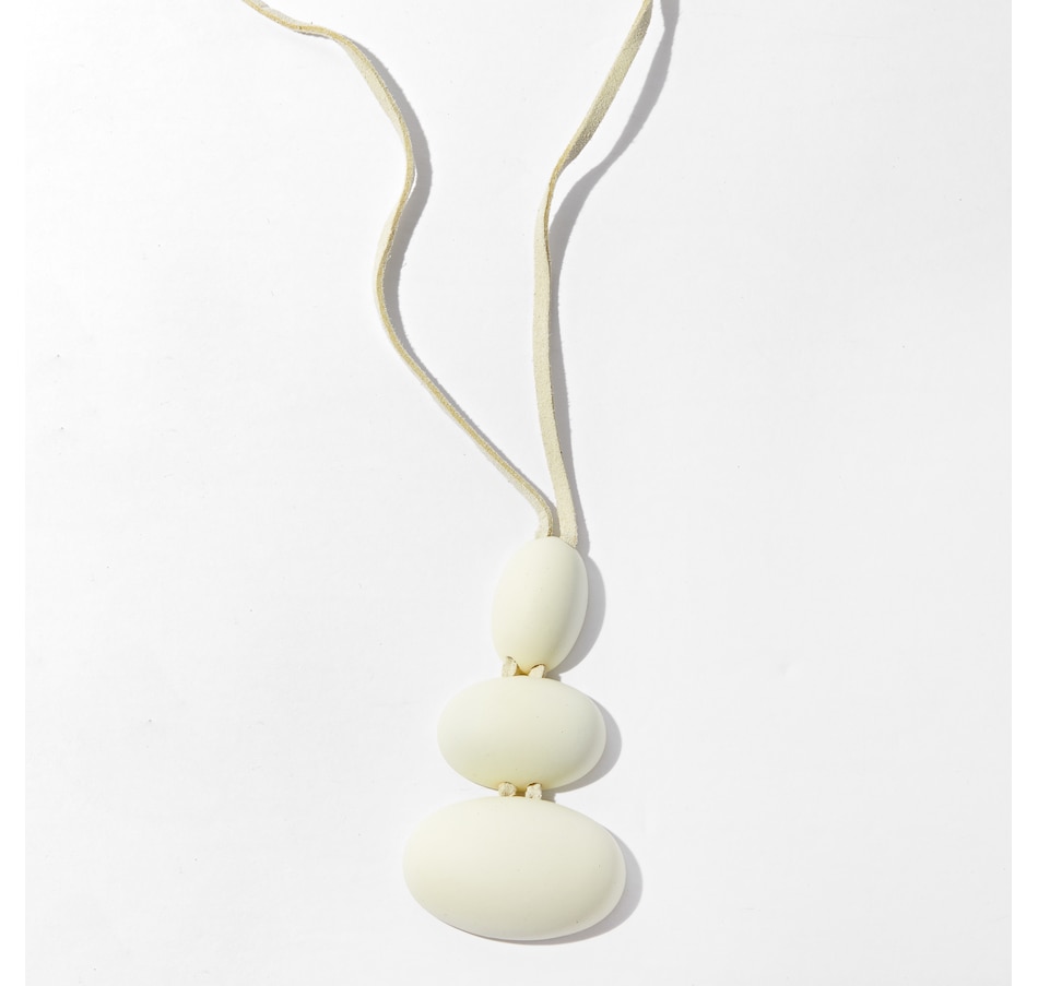 Image 231841_CRM.jpg, Product 231-841 / Price $89.90, Marla Wynne Sculptural Oval Linear Pendant from Wynnelayers on TSC.ca's Jewellery department