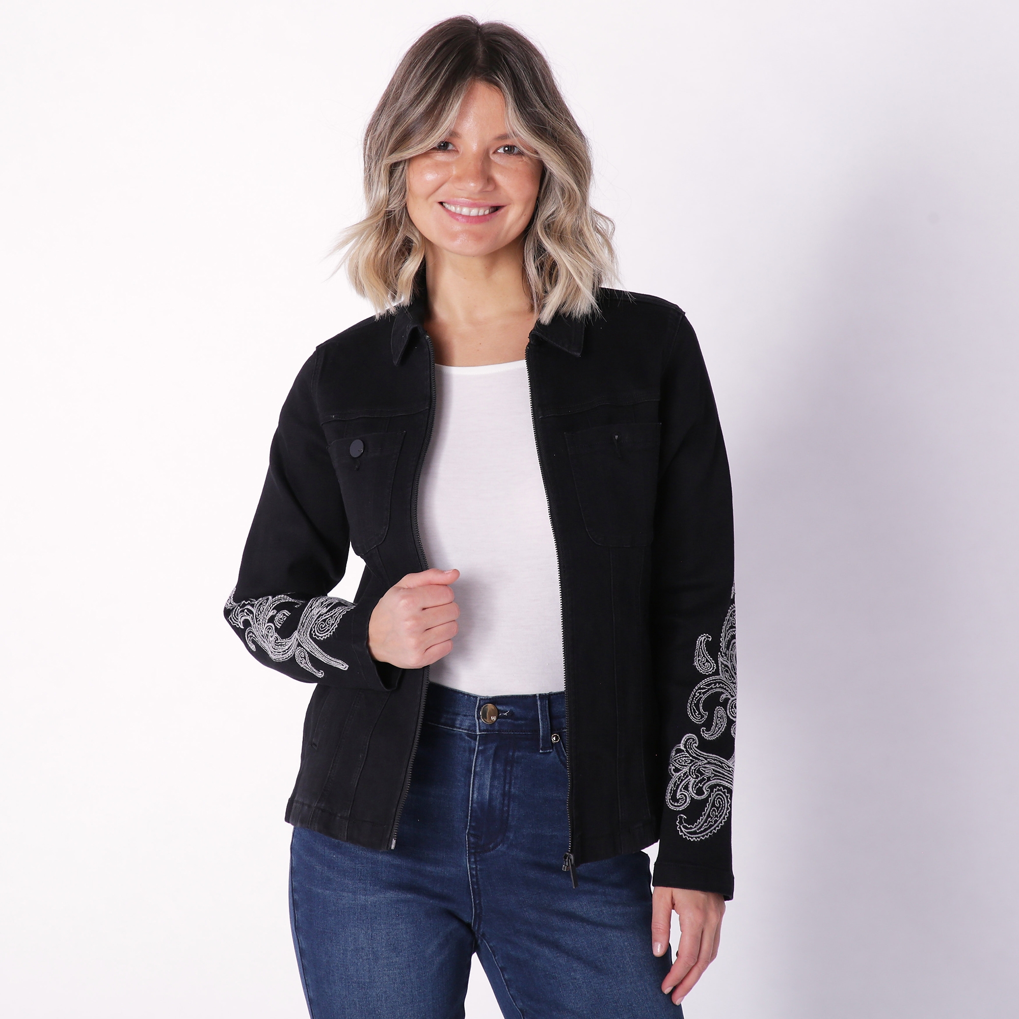 Jupe En Soie Diane Gilman - Imprimé Zèbre Noir & Blanc - Taille S - Franges Perlées - Neuve Sans étiquette